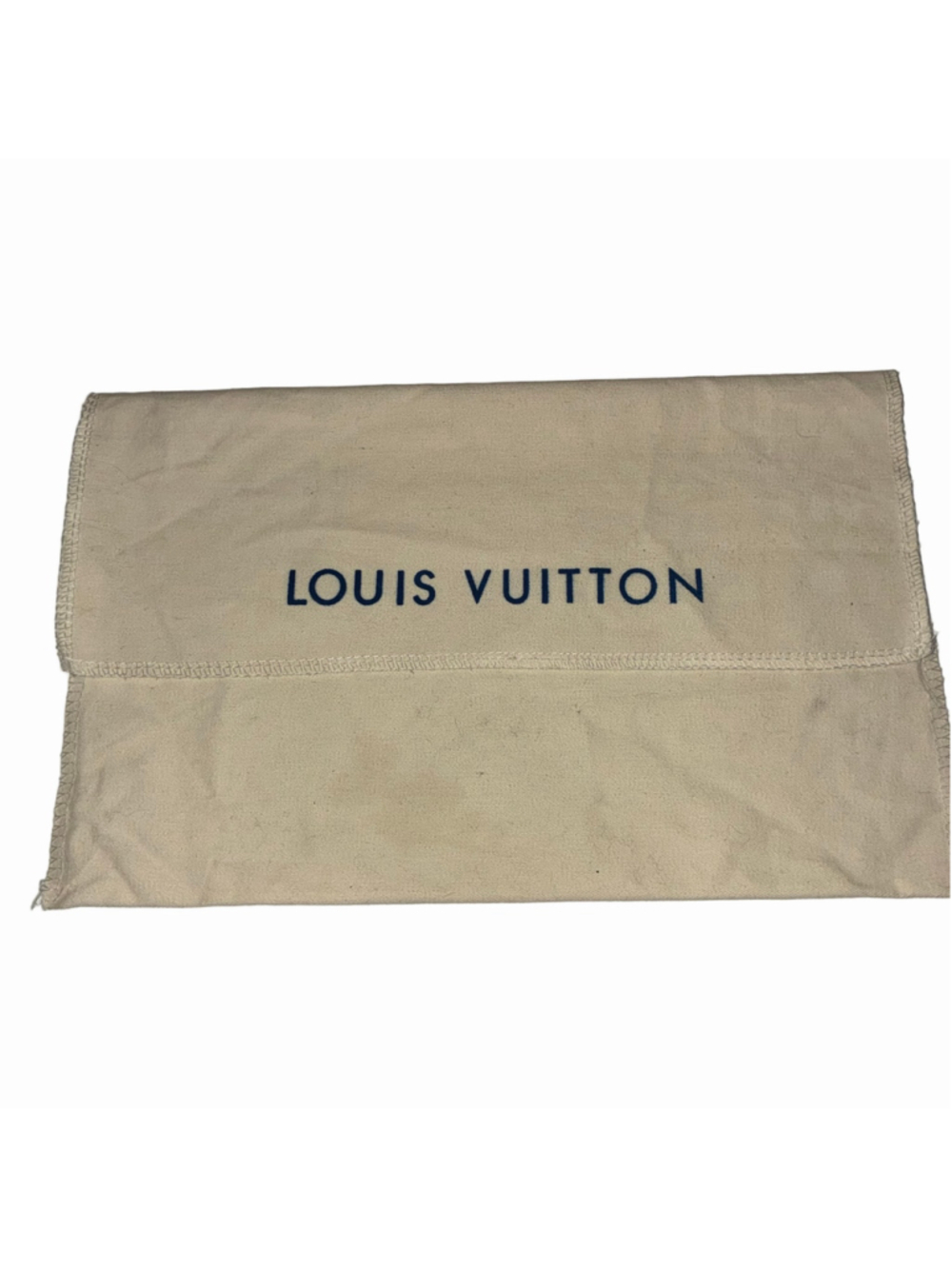 Louis Vuitton Women's Dust Bag Beige Blue 6”x12”